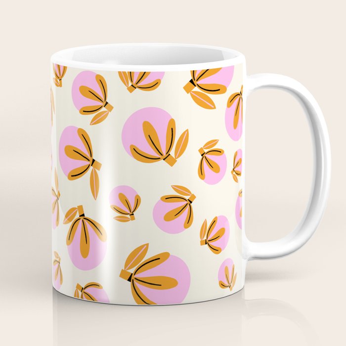 Happy Blooms Pattern Coffee Mug Gallery Image 1