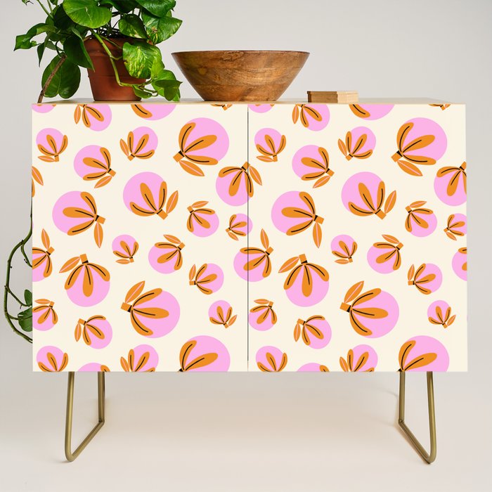 Happy Blooms Pattern Credenza Gallery Image 1