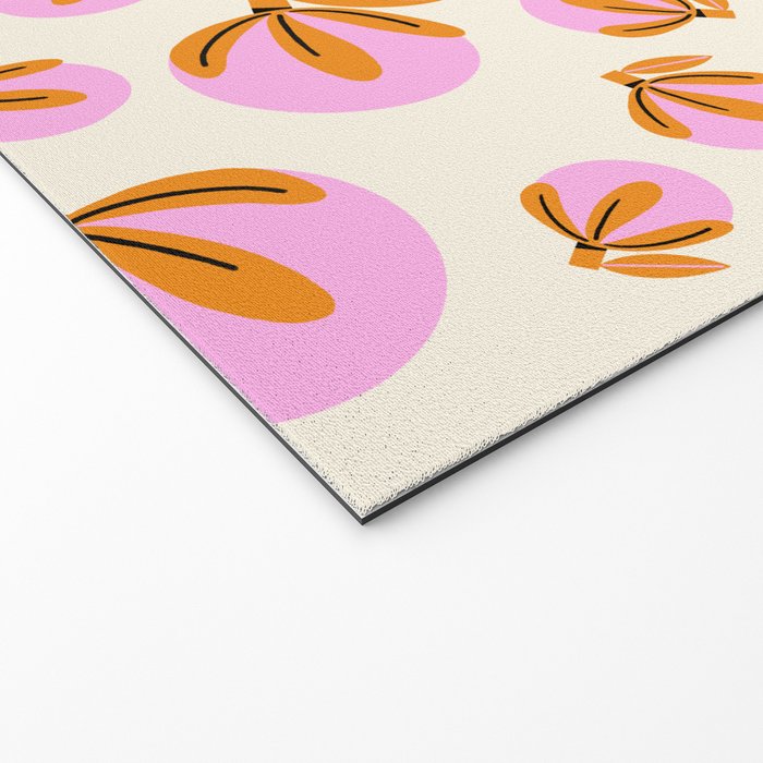 Happy Blooms Pattern Welcome Mat Gallery Image 2