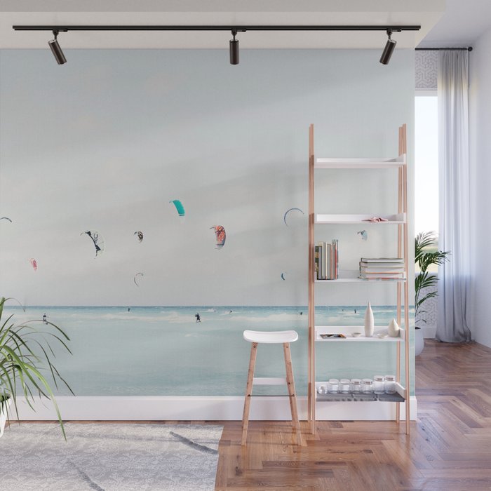 Kite Surfing Wall Mural Gallery Image 1