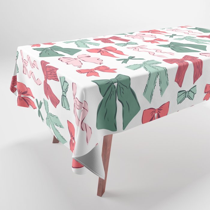 Christmas Bows  Tablecloth Gallery Image 1