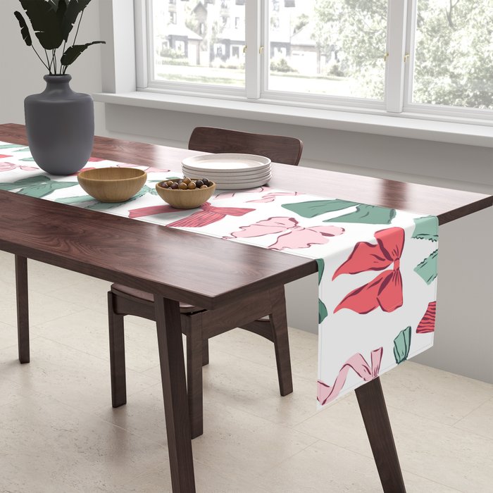 Christmas Bows  Table Runner Gallery Image 2