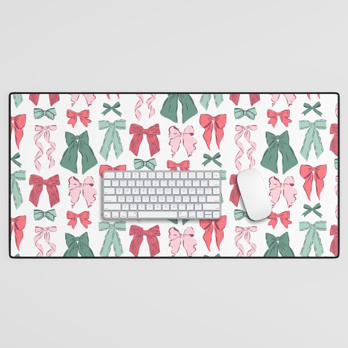 Christmas Bows  Desk Mat Gallery Image 1