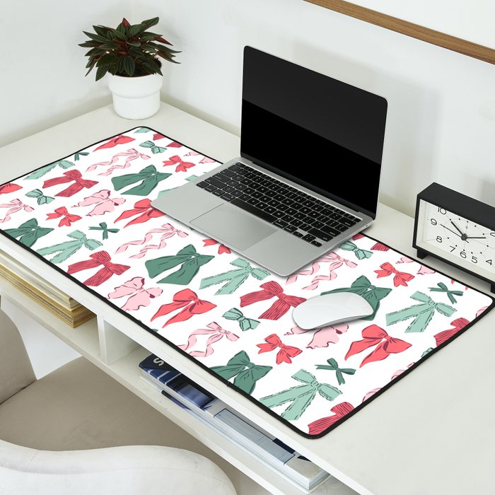 Christmas Bows  Desk Mat Gallery Image 2