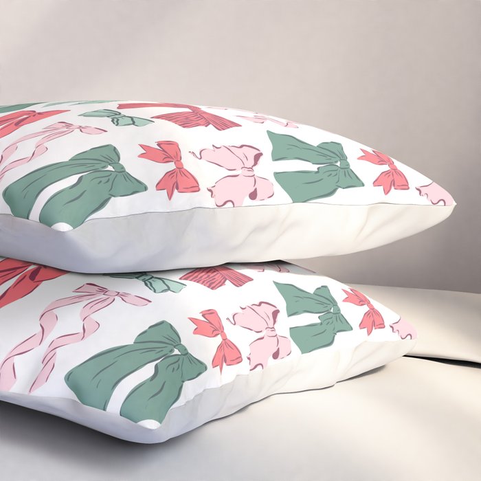 Christmas Bows  Pillow Sham Gallery Image 3