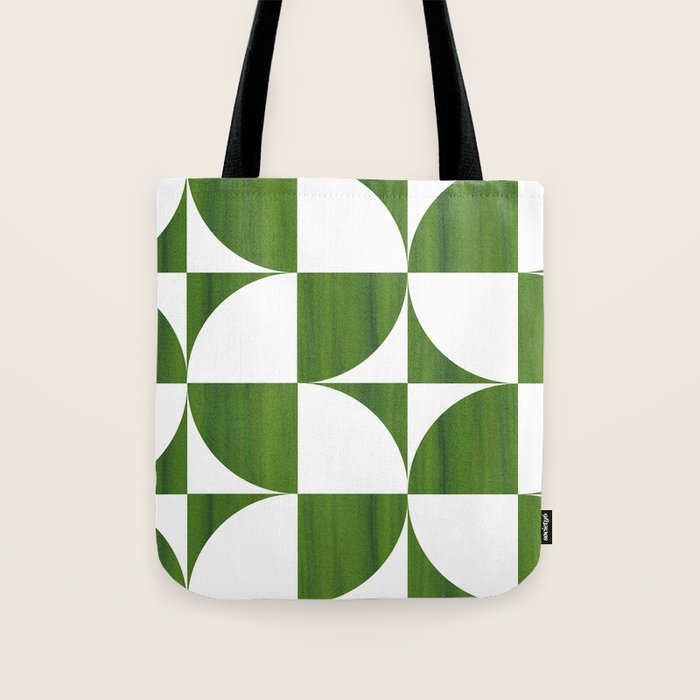 Quadrants (Matcha Green) Tote Bag Gallery Image 1