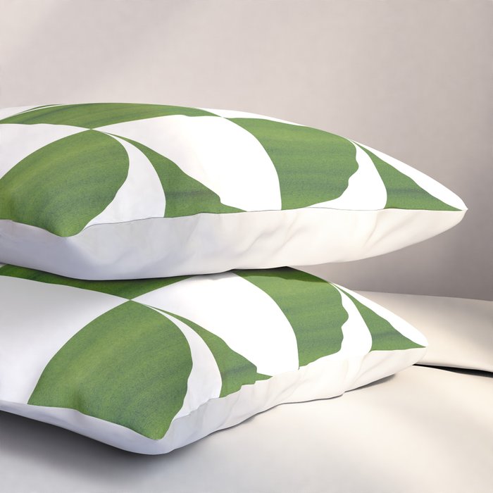 Quadrants (Matcha Green) Pillow Sham Gallery Image 3