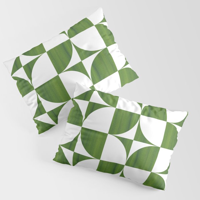 Quadrants (Matcha Green) Pillow Sham Gallery Image 3