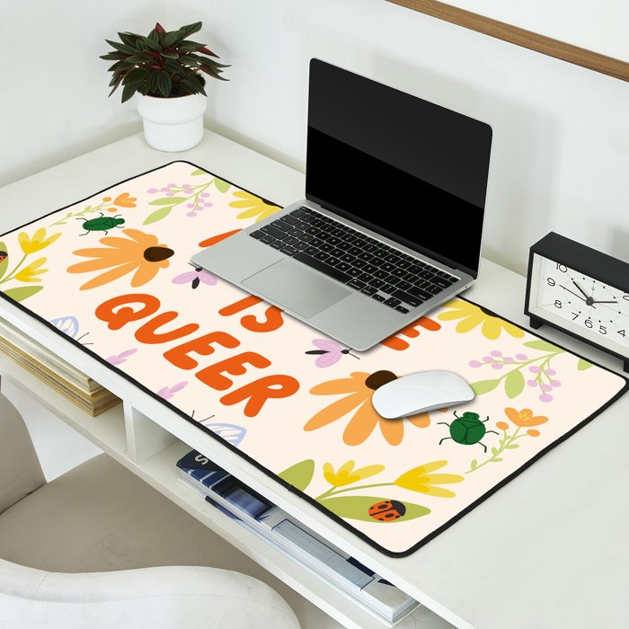 Nature Is Queer Desk Mat Gallery Image 2