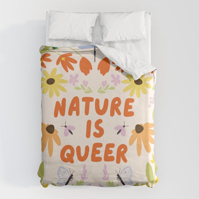 Nature Is Queer Duvet Cover Gallery Image 6