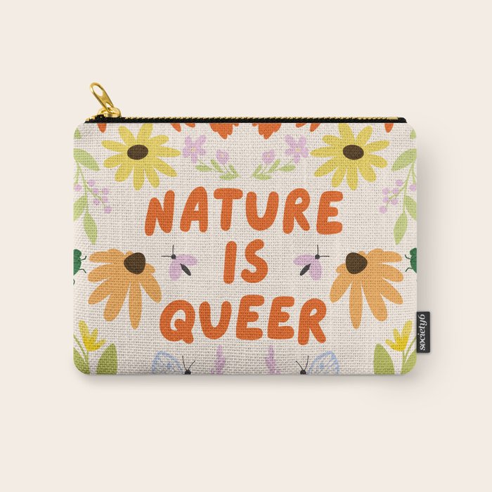 Nature Is Queer Carry All Pouch Gallery Image 1