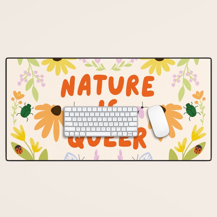 Nature Is Queer Desk Mat Gallery Image 1