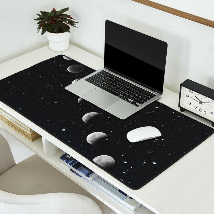 Phases of the Moon Desk Mat Gallery Image 2