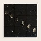 Phases of the Moon Wood Wall Art Gallery Image 1