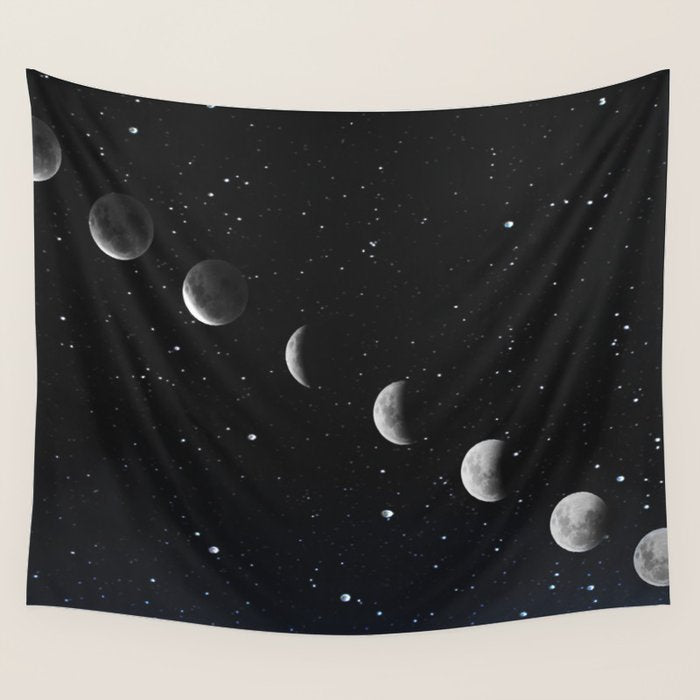 Phases of the Moon Wall Tapestry Gallery Image 1