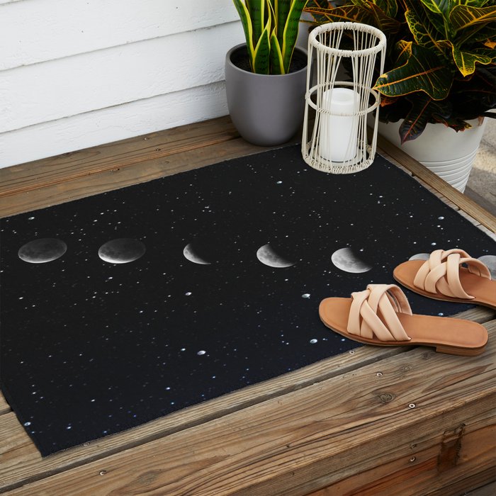 Phases of the Moon Outdoor Rug Gallery Image 2