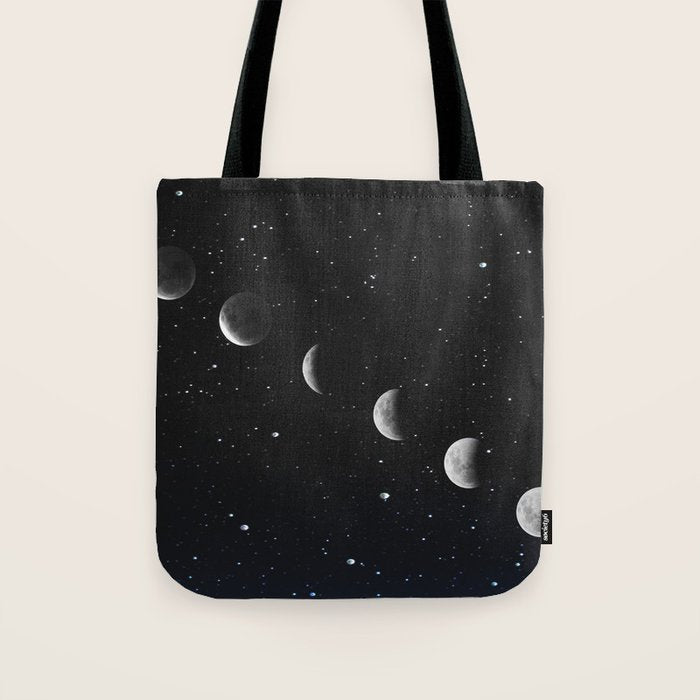 Phases of the Moon Tote Bag Gallery Image 1