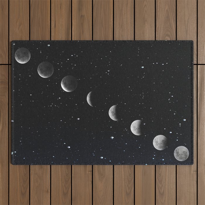 Phases of the Moon Outdoor Rug Gallery Image 1