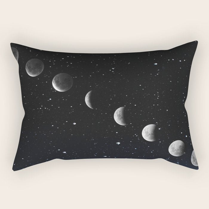 Phases of the Moon Rectangular Pillow Gallery Image 1