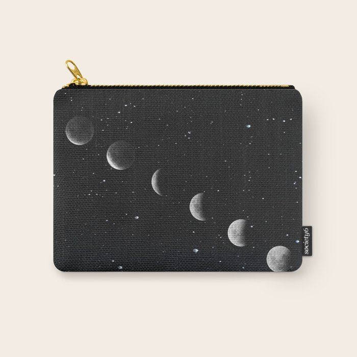 Phases of the Moon Carry All Pouch Gallery Image 1