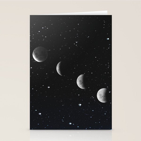Phases of the Moon Stationery Card Gallery Image 1