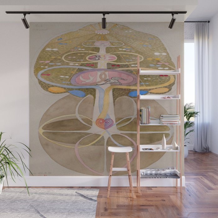 Hilma af Klint The Tree Of Knowledge No . 1 ,A ( 1913) Wall Mural Gallery Image 1