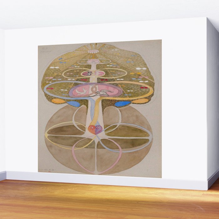 Hilma af Klint The Tree Of Knowledge No . 1 ,A ( 1913) Wall Mural Gallery Image 2