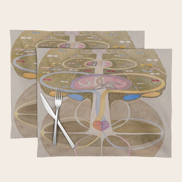 Hilma af Klint The Tree Of Knowledge No . 1 ,A ( 1913) Placemat Gallery Image 1