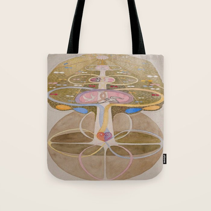 Hilma af Klint The Tree Of Knowledge No . 1 ,A ( 1913) Tote Bag Gallery Image 1