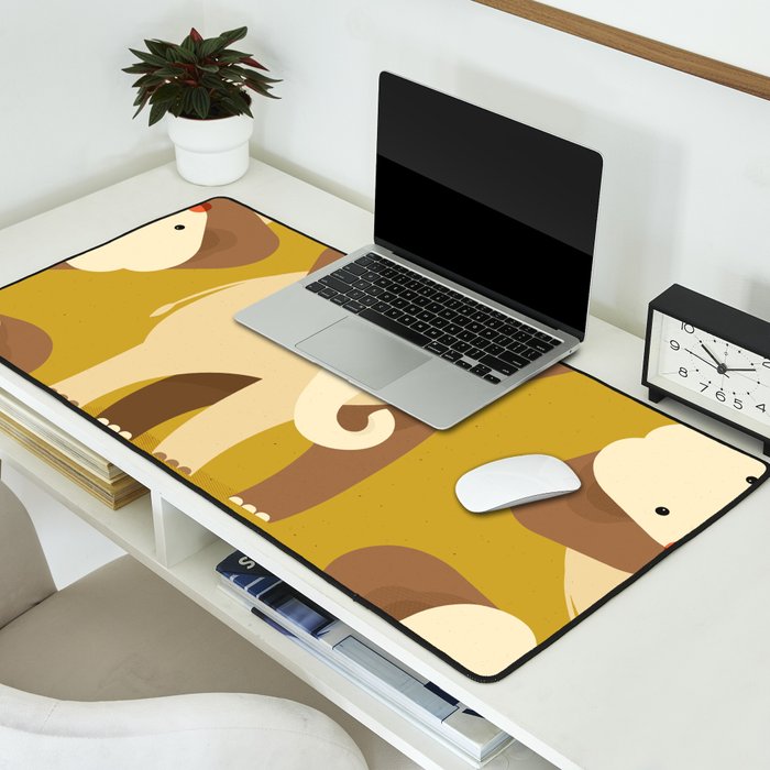 Elephant, Animal Portrait Desk Mat Gallery Image 2