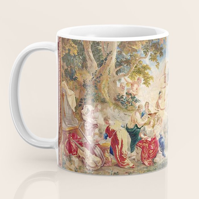 Antique Brussels Tapestry 18th Century The Wedding of Psyche  Coffee Mug Gallery Image 3