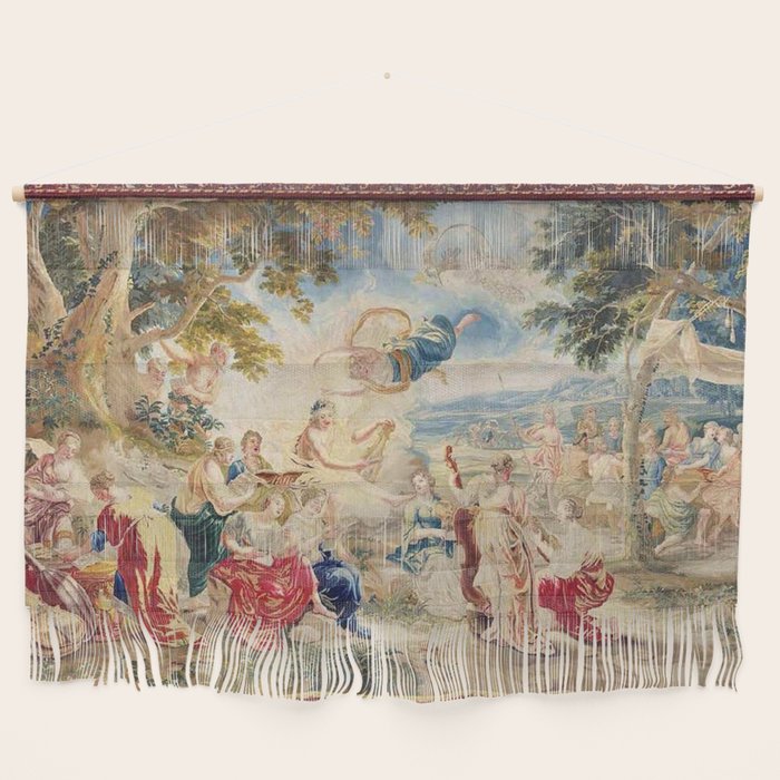Antique Brussels Tapestry 18th Century The Wedding of Psyche  Wall Hanging Gallery Image 1