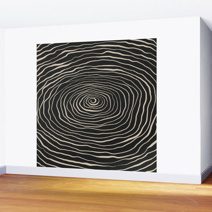Strokes 07: Nero Black Edition  Wall Mural Gallery Image 2