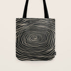 Strokes 07: Nero Black Edition  Tote Bag Gallery Image 1