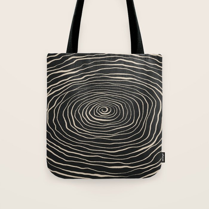 Strokes 07: Nero Black Edition  Tote Bag Gallery Image 1
