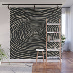 Strokes 07: Nero Black Edition  Wall Mural Gallery Image 1