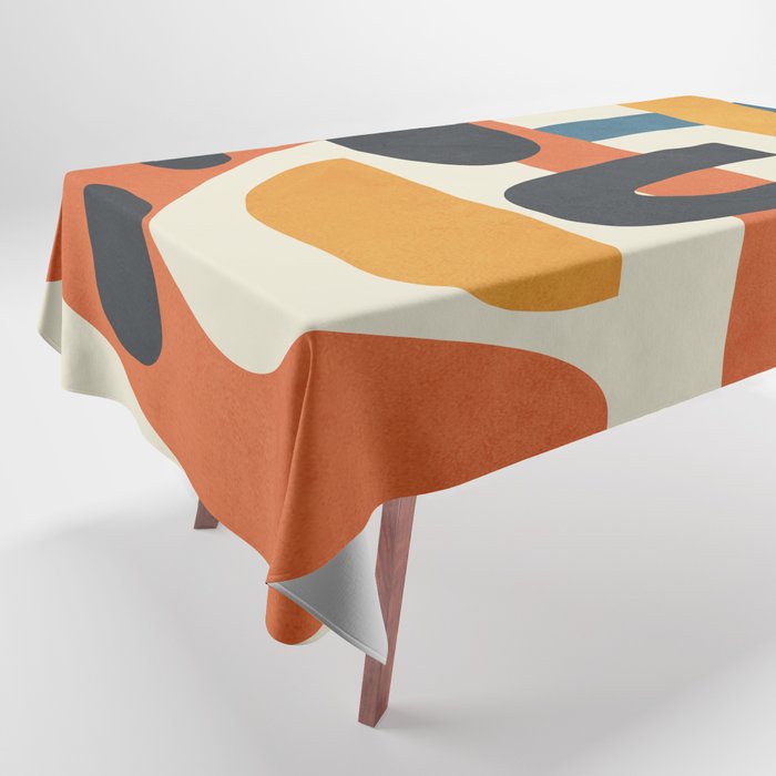 Abstract Colorful Setting 15 Tablecloth Gallery Image 1