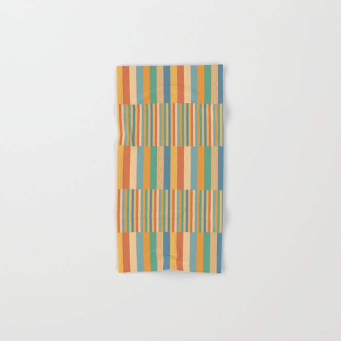 Mixed Stripes Pattern XV Vintage Summer Bath Towel Gallery Image 1