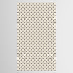 Classic Monochrome Leaf Motif Tablecloth Gallery Image 2