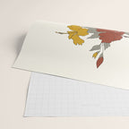Colorful Thoughts Minimal Line Art Woman with Hibiscus Wrapping Paper Gallery Image 2