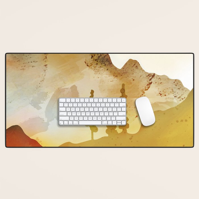 Morning by the mountain stream Desk Mat Gallery Image 1