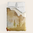 Morning by the mountain stream Duvet Cover Gallery Image 6