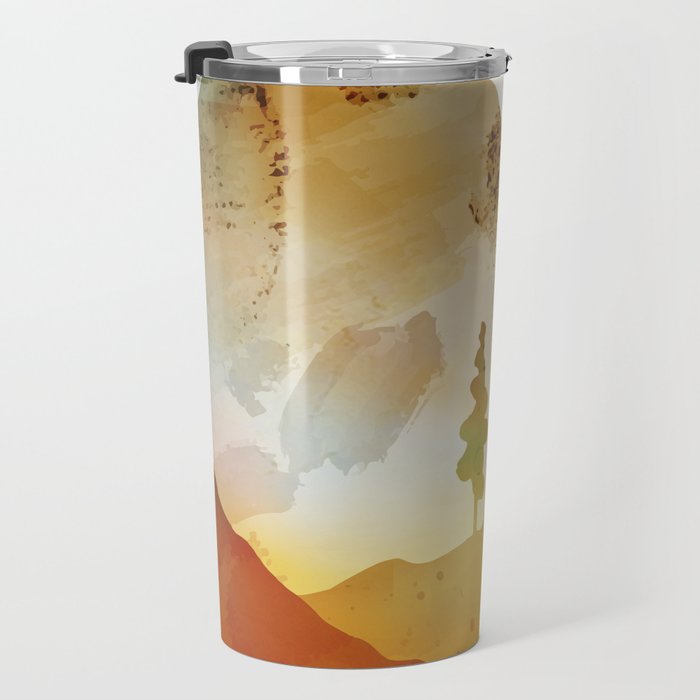 Morning by the mountain stream Travel Mug Gallery Image 3