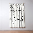 Abstract line art 6 Window Curtain Gallery Image 3
