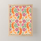 Whimsical and Fierce! // Tiger Pattern Mini Art Print Gallery Image 1