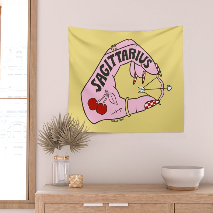 SAGITTARIUS Wall Tapestry Gallery Image 2