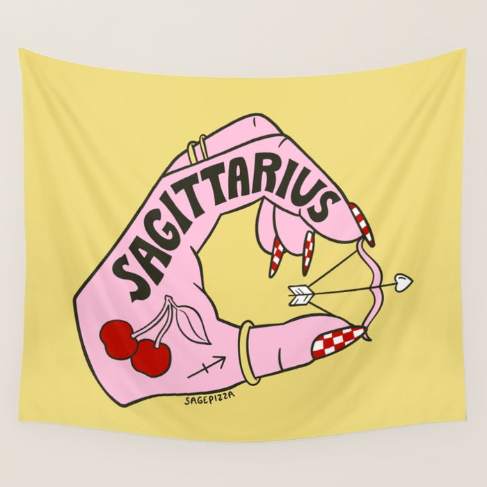 SAGITTARIUS Wall Tapestry Gallery Image 4