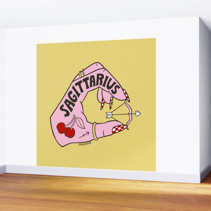SAGITTARIUS Wall Mural Gallery Image 2