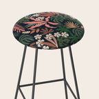 Dark Bohemian Tropical Charm Stool Gallery Image 2