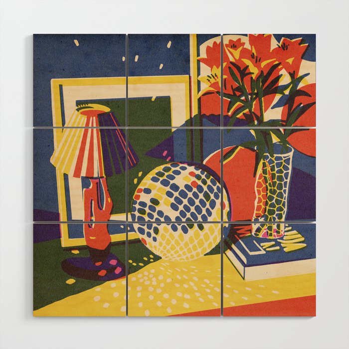Mirrorball Wood Wall Art Gallery Image 1
